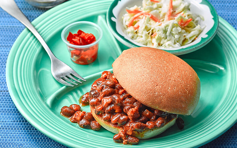 Olé! Burger - Easy Entrees® Taco Fiesta Black Beans Recipe